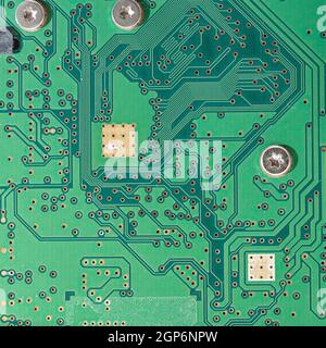 Detail der elektrischen Schaltungen eines 2,5 '' hart Festplatte Stockfoto