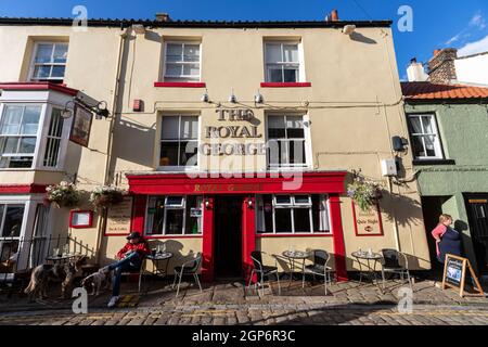 The Royal George, Staithes, Scarborough, North Yorkshire, England, VEREINIGTES KÖNIGREICH Stockfoto