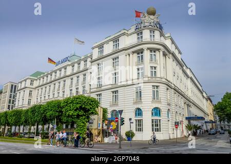 Hotel Atlantic Kempinski, an der Alster, Hamburg, Deutschland Stockfoto