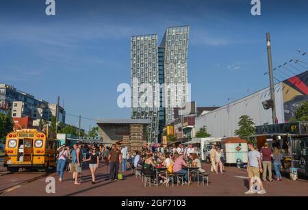 Dancing Towers, Reeperbahn, St. Pauli, Hamburg Stockfoto