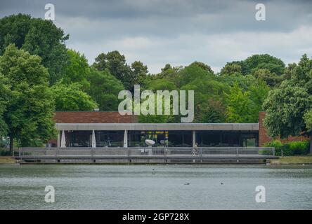 Museum für Ostasiatische Kunst, Aachener Weiher, Universitätsstraße, Köln, Nordrhein-Westfalen, Deutschland Stockfoto