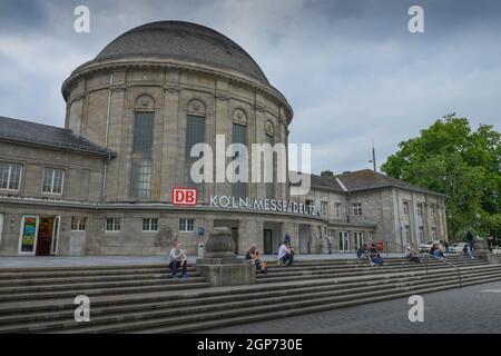 Deutz Messestation, Deutz, Köln, Nordrhein-Westfalen, Deutschland Stockfoto