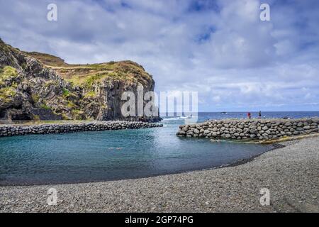 Strand, Faial, Madeira, Portugal Stockfoto