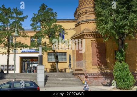 Kino in der Kulturbrauerei, Sredzkistrasse, Prenzlauer Berg, Pankow, Berlin, Deutschland Stockfoto