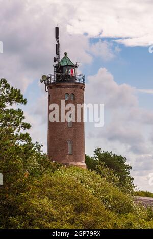 Leuchtturm St. Peter Boehl, St. Peter-Ording, Nordfriesland, Schleswig-Holstein, Deutschland Stockfoto