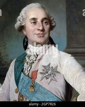 LUDWIG XVI. (1754-1793) letzter König von Frankreich Stockfoto