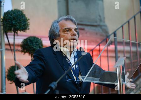 Rom, Italien. September 2021. Renato Brunetta während des ersten Veranstaltungstages - Festival delle Citta, Nachrichten in Rom, Italien, September 28 2021 Quelle: Independent Photo Agency/Alamy Live News Stockfoto