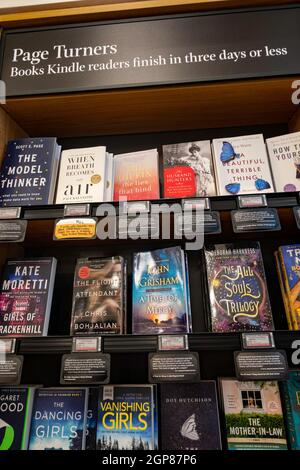 AmazonBooks Store in der West 34th Street, NYC, USA Stockfoto