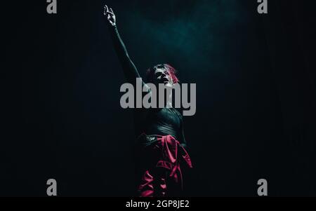 Yungblud an der O2 Academy, Bournemouth, Großbritannien. September 2021. Kredit: Charlie Raven/Alamy Live Nachrichten Stockfoto