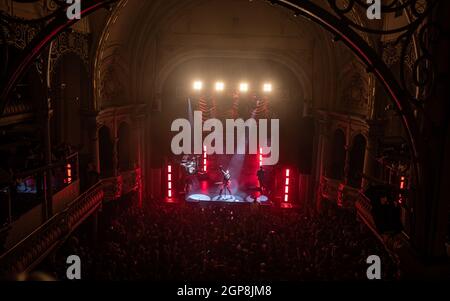 Yungblud an der O2 Academy, Bournemouth, Großbritannien. September 2021. Kredit: Charlie Raven/Alamy Live Nachrichten Stockfoto