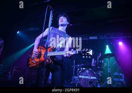 28. September 2021, Sheffield, South Yorkshire, USA: Inhaler Performing at the Foundry , Sheffield , Großbritannien , 28.09.2021 (Bildnachweis: © Robin Burns/ZUMA Press Wire) Stockfoto