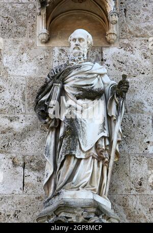 MARIJA BISTRICA, KROATIEN - 26. OKTOBER: St. Paul, Basilika Himmelfahrt der Jungfrau Maria in Marija Bistrica, Kroatien, am 26. Oktober 2013 Stockfoto