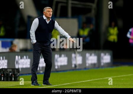 Tony Mowbray Manager von Blackburn Rovers Stockfoto