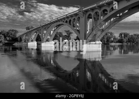 Lincoln Memorial Bridge 4 - Vincennes - Indiana Stockfoto