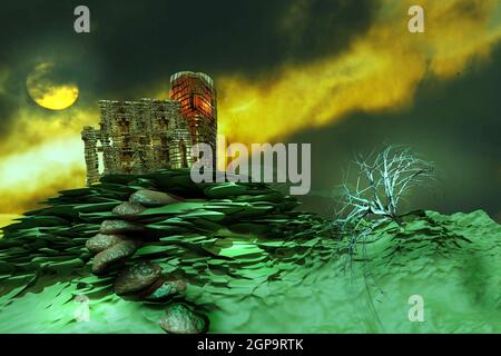 Halloween-Hintergrund Stockfoto