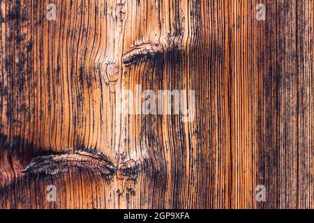 Closeup Bild vom alten rustikalen hölzernen Planken Stockfoto
