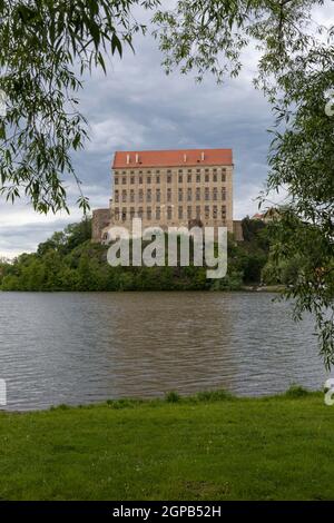 Plumlov Schloss in Hana, Mittelmähren, Tschechische Republik Stockfoto