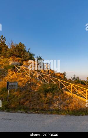 Passo della Braccina, Nationalpark Foreste Casentinesi, Monte Falterona, Campigna (Parco Nazionale delle Foreste Casentinesi, Monte Falterona e Campi Stockfoto