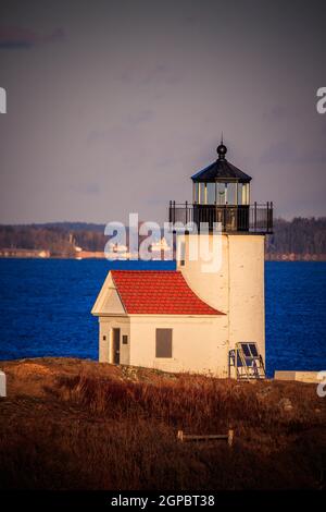 Curtis-Insel-Leuchtturm Stockfoto