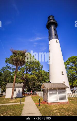 Hunting Island Lighthouse Stockfoto