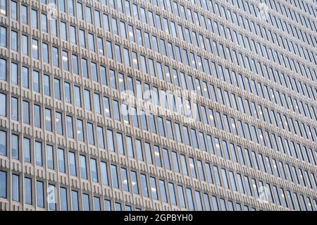 Architektonische Details im Bürogebäude. John Sevier State Office Building. Stockfoto