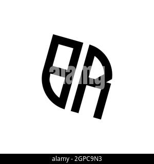 BP-Logo mit goldener Diamantform Vektor, Monogramm geometrische goldene Form Stil isoliert auf schwarzem Hintergrund Stock Vektor