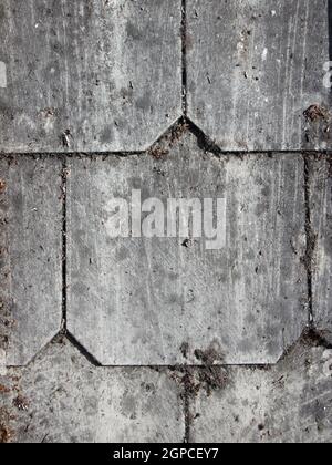 Altes Dach Schiefer Platten Closeup Hintergrund Stockfoto