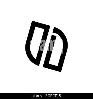 KEIN Logo mit goldener Diamantform Stil Vektor, Monogramm geometrische goldene Form Stil isoliert auf schwarzem Hintergrund Stock Vektor