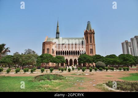 Frere Hall Vintage Palast in Karachi, Pakistan Stockfoto