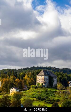 Schloss Moosburg in Kärnten, Österreich Stockfoto