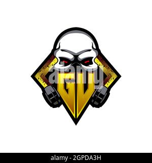 Initial Logo Monogramm Brief, Logo-Design, Logo Brief, Monogramm Design Vorlage, Monogramm Initial. Stock Vektor