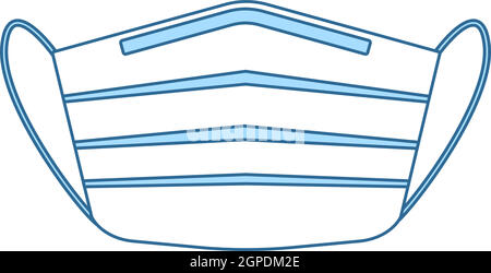 Symbol Für Medizinische Gesichtsmaske Stock Vektor