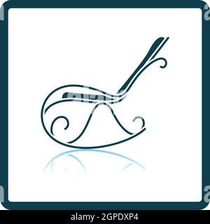 Schaukelstuhl Symbol Stock Vektor