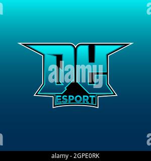 Initial Logo Monogramm Brief, Logo-Design, Logo Brief, Monogramm Design Vorlage, Monogramm Initial. Stock Vektor