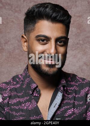 Porträt des Schauspielers Ritesh Rajan beim Asian Pacific Film Festival 2021 in Los Angeles am Dienstag, den 28. September 2021, im ARATANI Theater im Japanese Amer?ican Cultural & Community Center in Los Angeles, CA. (Foto von Sthanlee B. Mirador/Sipa USA) Stockfoto