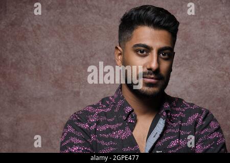 Los Angeles, USA. September 2021. Porträt des Schauspielers Ritesh Rajan beim Asian Pacific Film Festival 2021 in Los Angeles am Dienstag, den 28. September 2021, im ARATANI Theater im Japanese Amer?ican Cultural & Community Center in Los Angeles, CA. (Foto: Sthanlee B. Mirador/Sipa USA) Quelle: SIPA USA/Alamy Live News Stockfoto