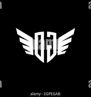 MF Monogram – Vorlage für geometrische Formen. Monogram anfänglicher Design-Vektor auf weißem Hintergrund isoliert Stock Vektor