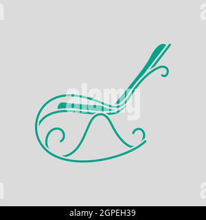 Schaukelstuhl Symbol Stock Vektor