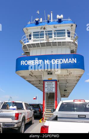 Galveston - Bolivar Peninsula Ferries Stockfoto