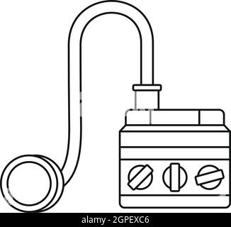 Zünder-Symbol, Umriss-Stil Stock Vektor