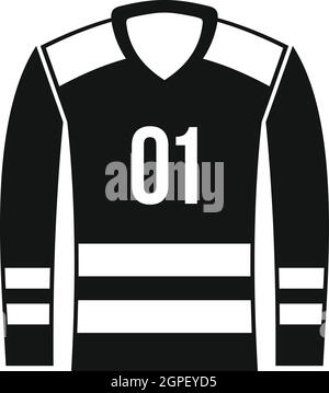 Sport einheitliche Symbol, einfachen Stil Stock Vektor