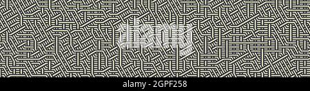 Computer-generierte Hexagon Tile Verbindung Kunst Hintergrund Design Illustration Stock Vektor