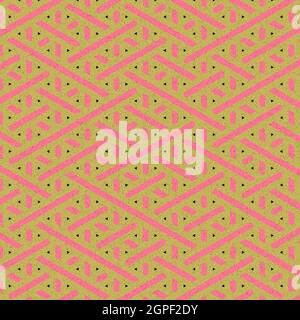 Computer-generierte Hexagon Tile Verbindung Kunst Hintergrund Design Illustration Stock Vektor