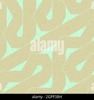 Computer-generierte Hexagon Tile Verbindung Kunst Hintergrund Design Illustration Stock Vektor