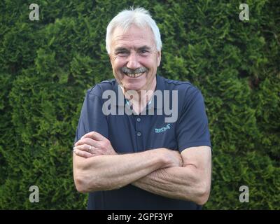 DDR Handball-Torwart und Legende Burkhard Rühmland SC Magdeburg Stockfoto