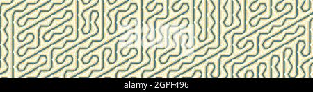 Computer-generierte Hexagon Tile Verbindung Kunst Hintergrund Design Illustration Stock Vektor