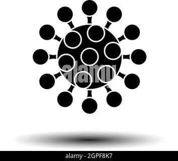 Symbol Für Das Molekül Des Coronavirus Stock Vektor