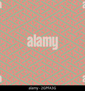 Computer-generierte Hexagon Tile Verbindung Kunst Hintergrund Design Illustration Stock Vektor