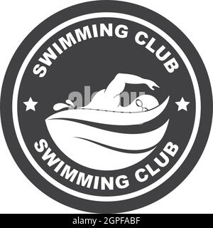 Schwimmen Symbol Vektor Illustration Design Stock Vektor