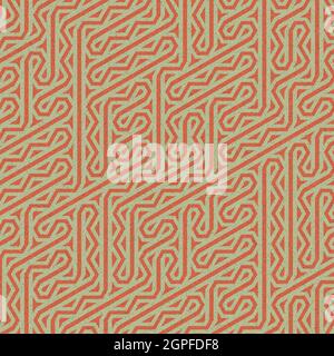 Computer-generierte Hexagon Tile Verbindung Kunst Hintergrund Design Illustration Stock Vektor